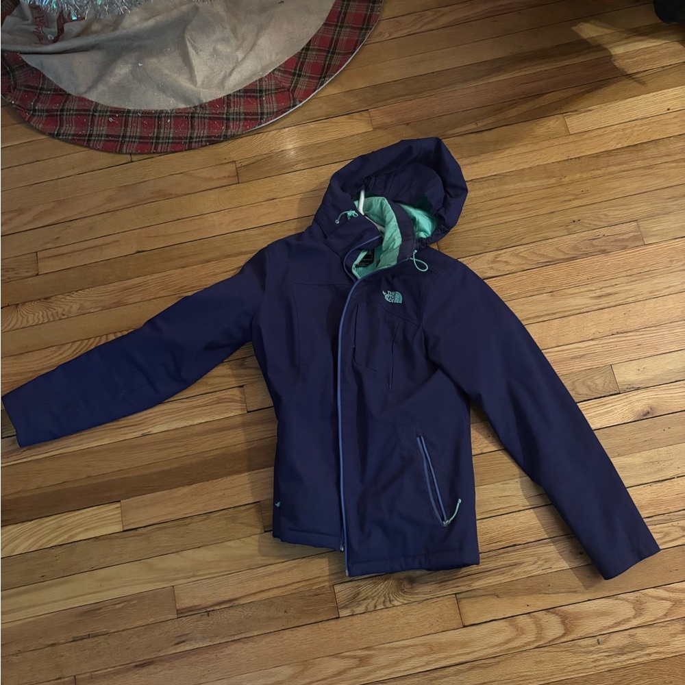 The North Face Mint Green and Purple Jacket